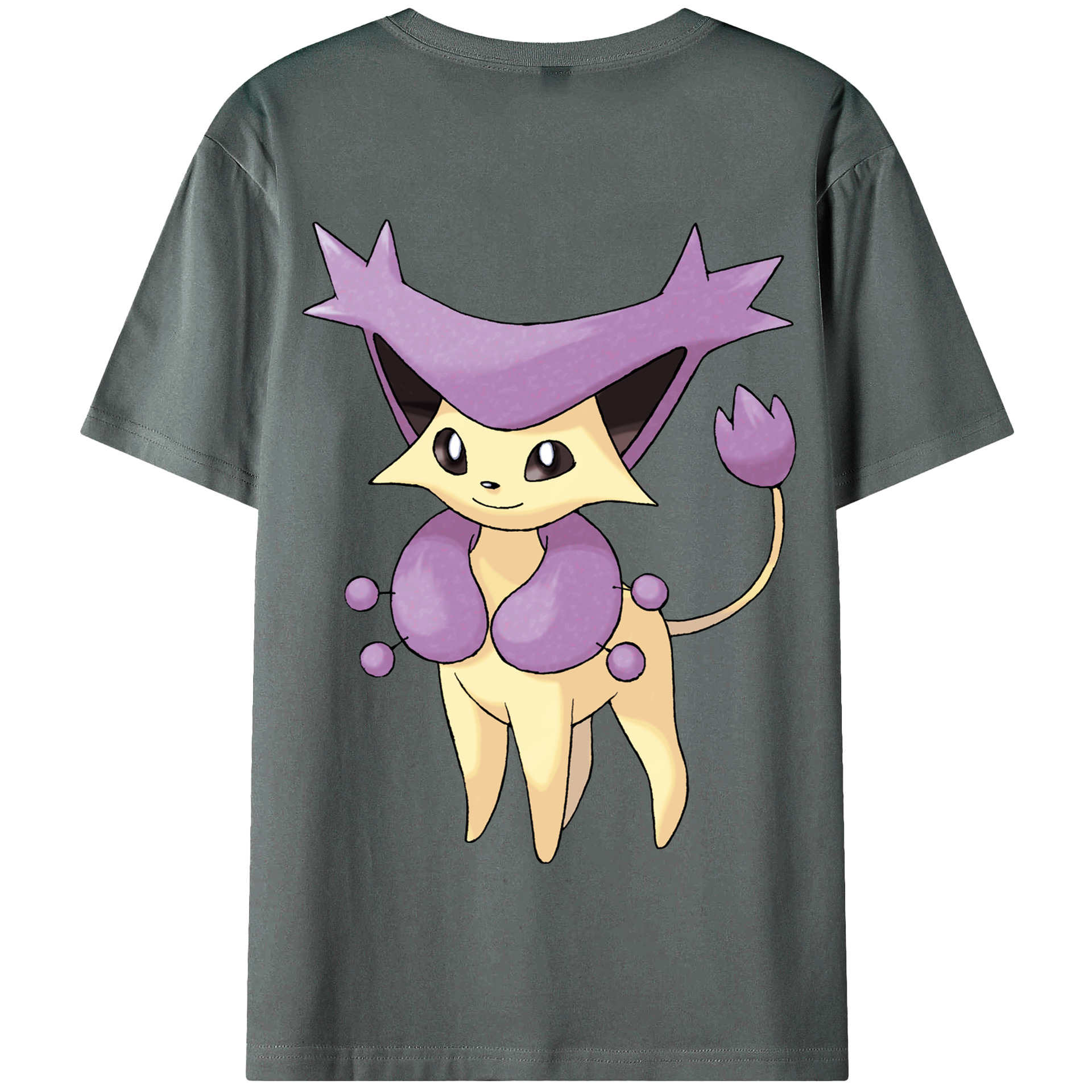 （画像用） ポケットモンスター Pokémon 綿100％半袖Tシャツ（背面プリント）